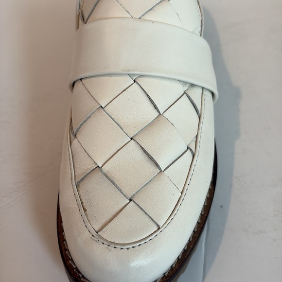 dolce vita Aubree lug sole loafers creamy white basket weave foot size 8 - Picture 12 of 16